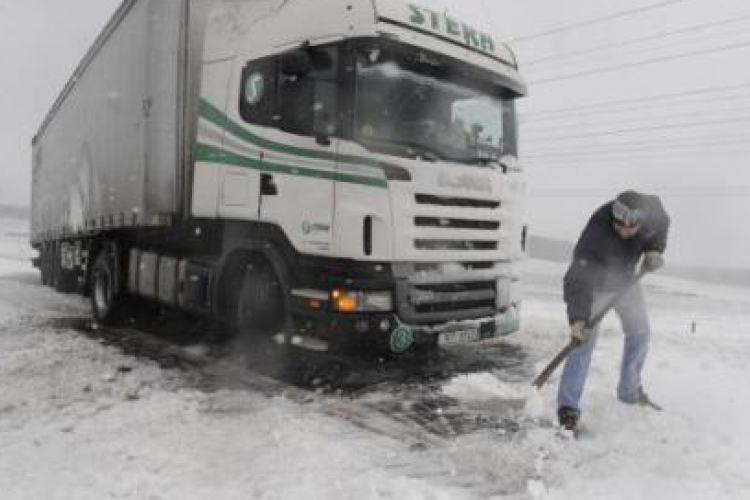 Visszatért a tél Csehországba, közlekedési gondok